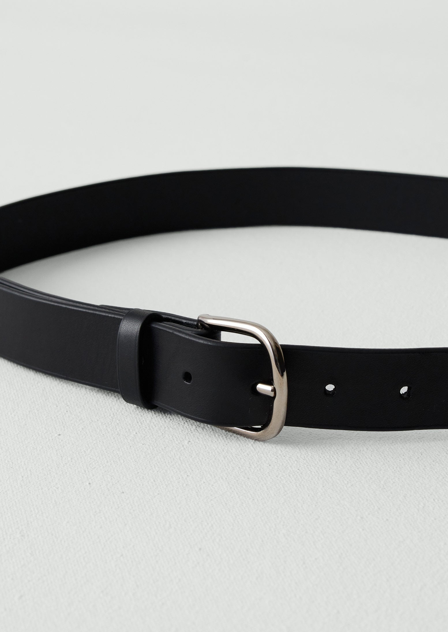 Laperruque Leather Buckle Belt | Black | TOAST