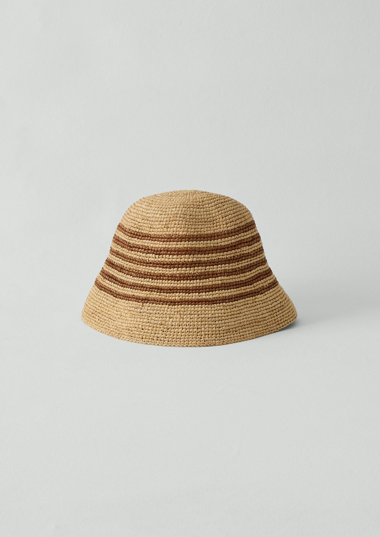 Maison N.H Paris Raffia Stella Hat | Natural/Brown | TOAST