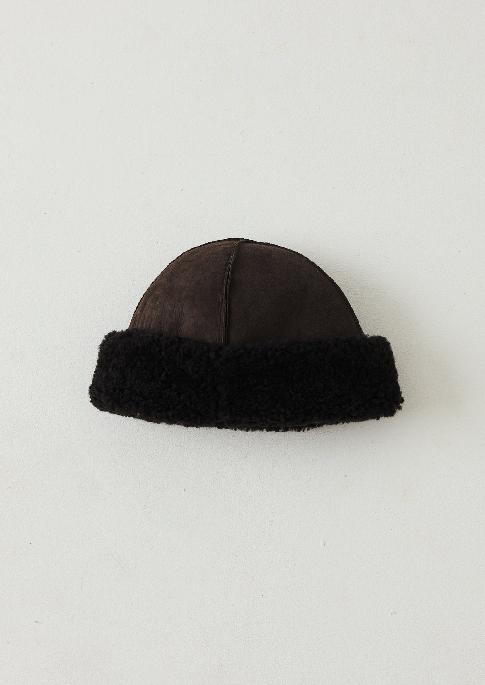 Owen Barry Sheepskin Hat | Dark Brown | TOAST