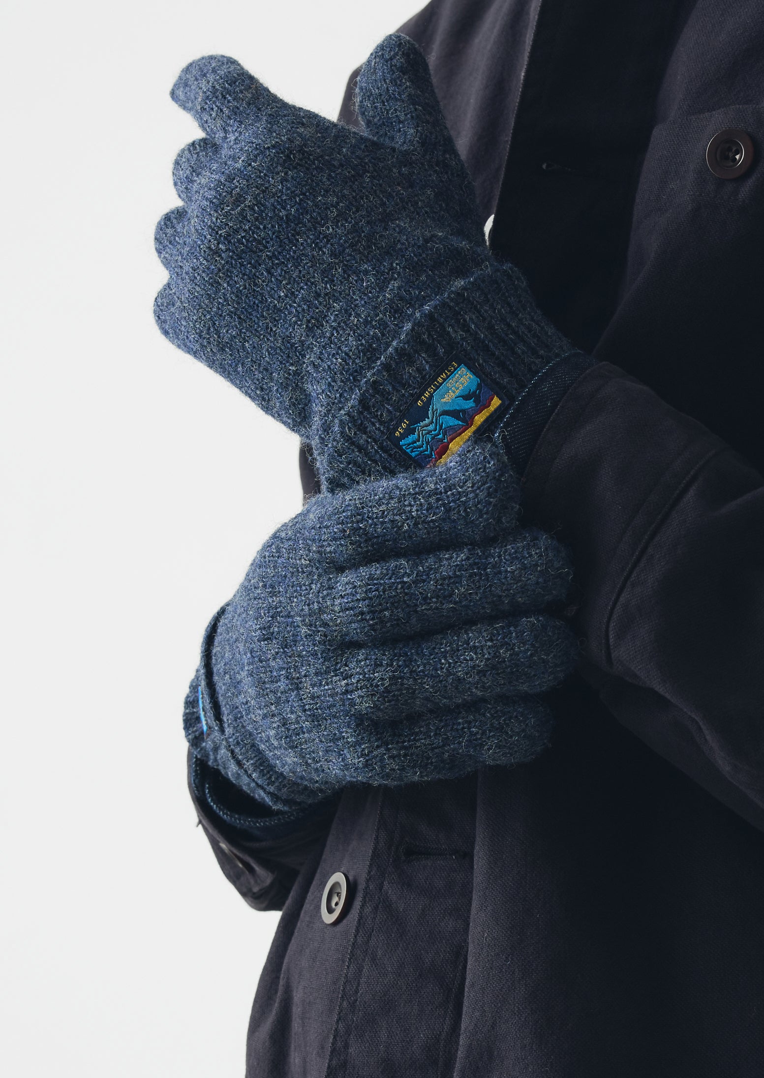 Hestra Knitted Gloves | Navy | TOAST