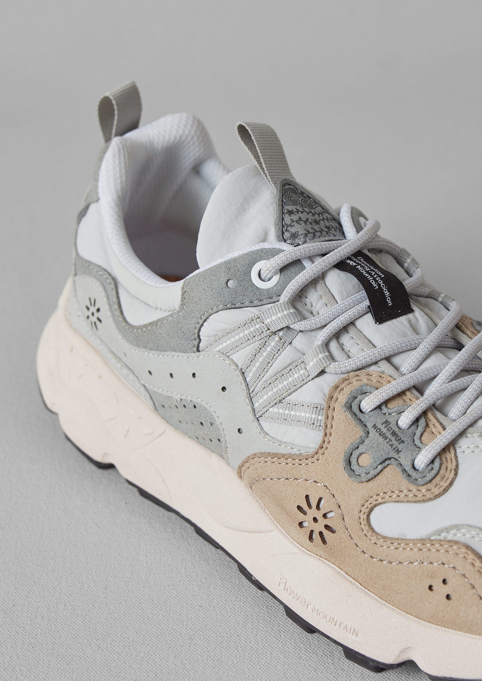 Flower Mountain Yamano Panelled Sneakers | Light Grey | TOAST