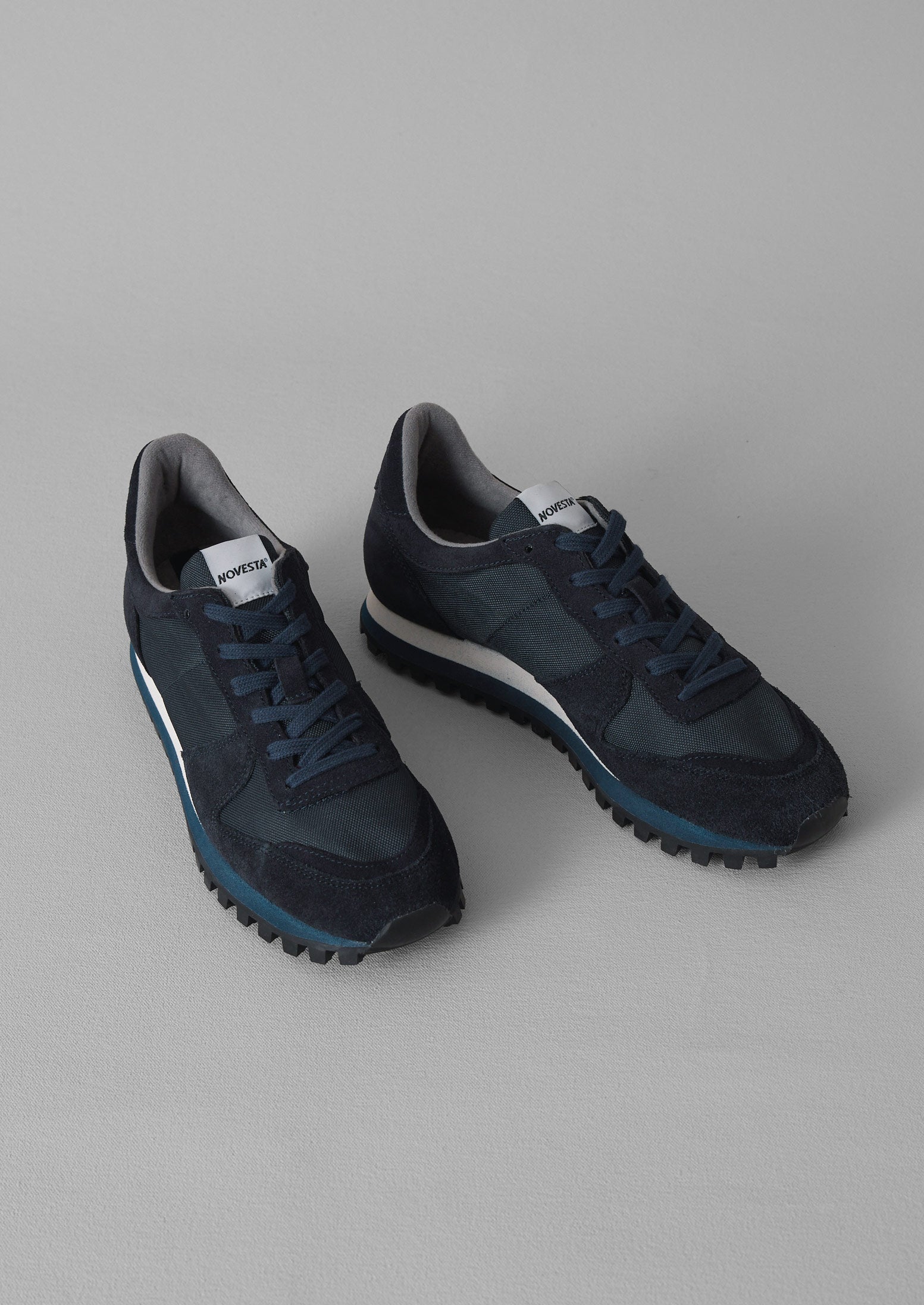 Novesta Marathon Trail Sole Trainers | Dark Navy | TOAST