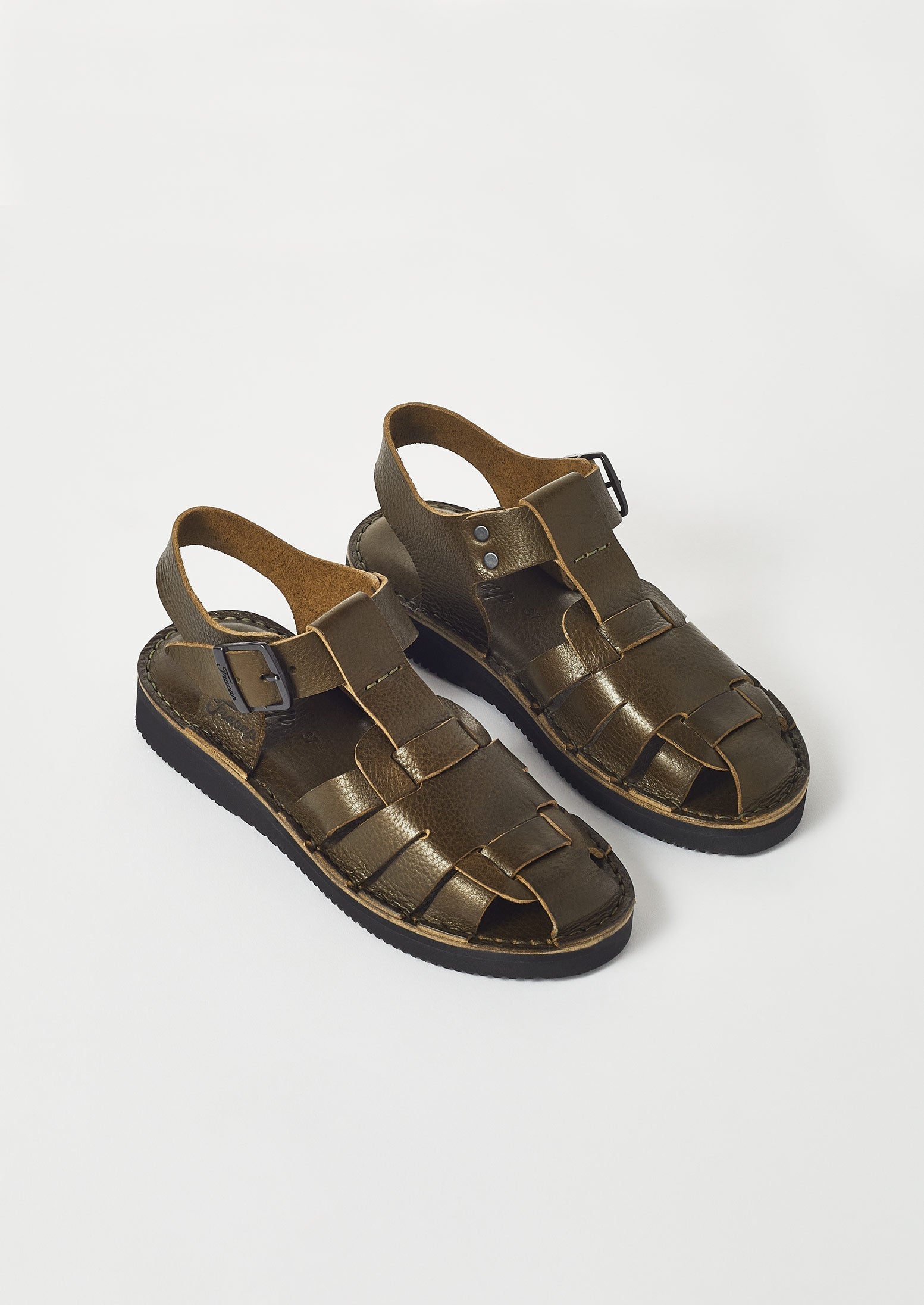 定価7万 TOGA BRAID LEATHER SANDALS 44 定価7万 TOGA BRAID LEATHER