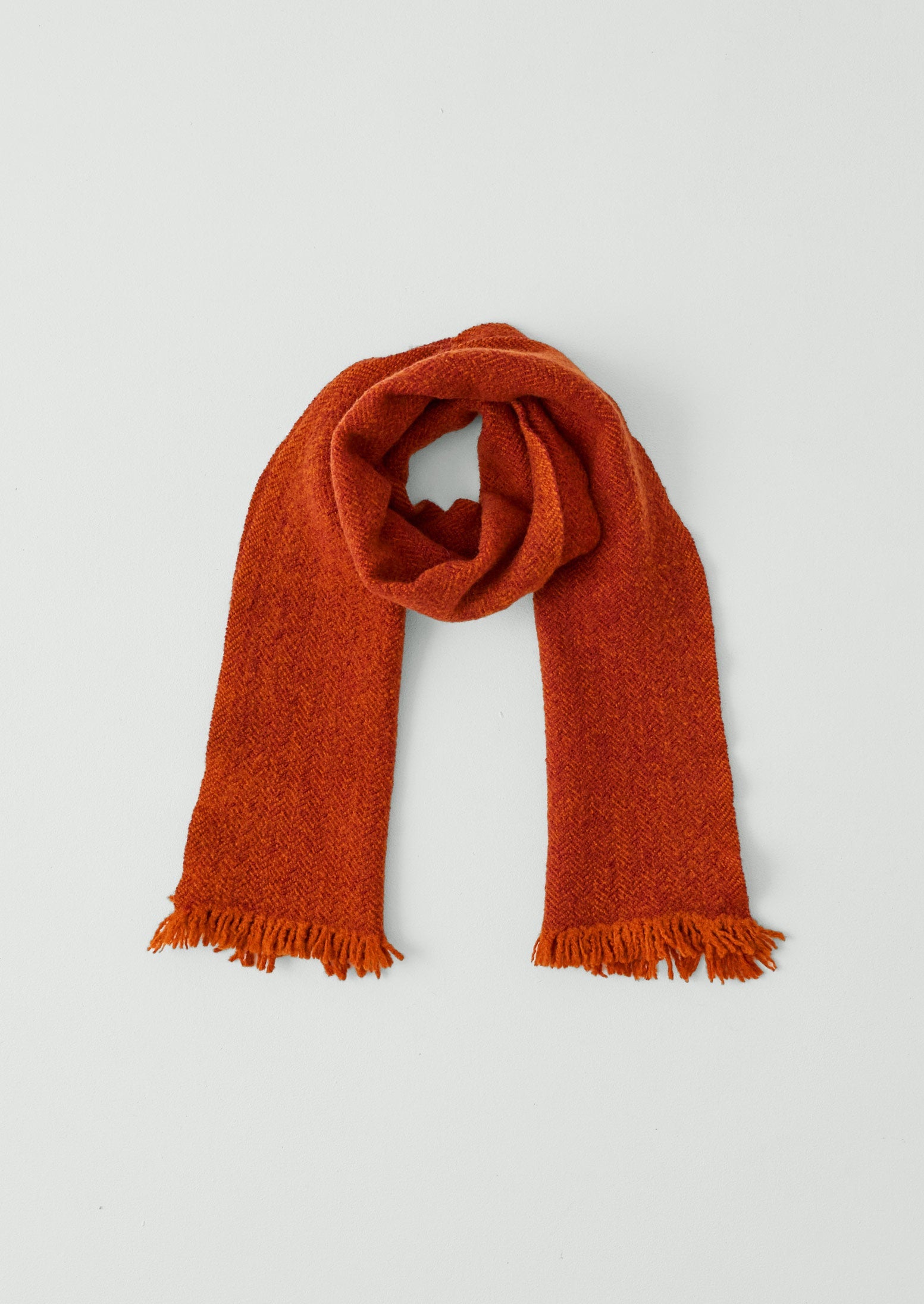 Chevron Wool Cashmere Scarf | Spice | TOAST