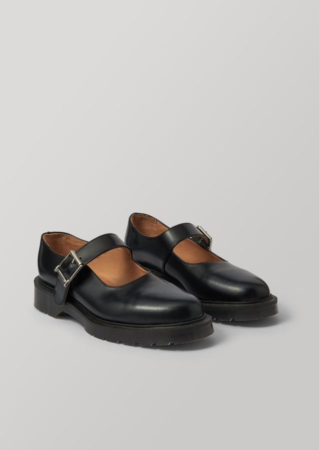 Solovair Mary Jane Shoes | Black