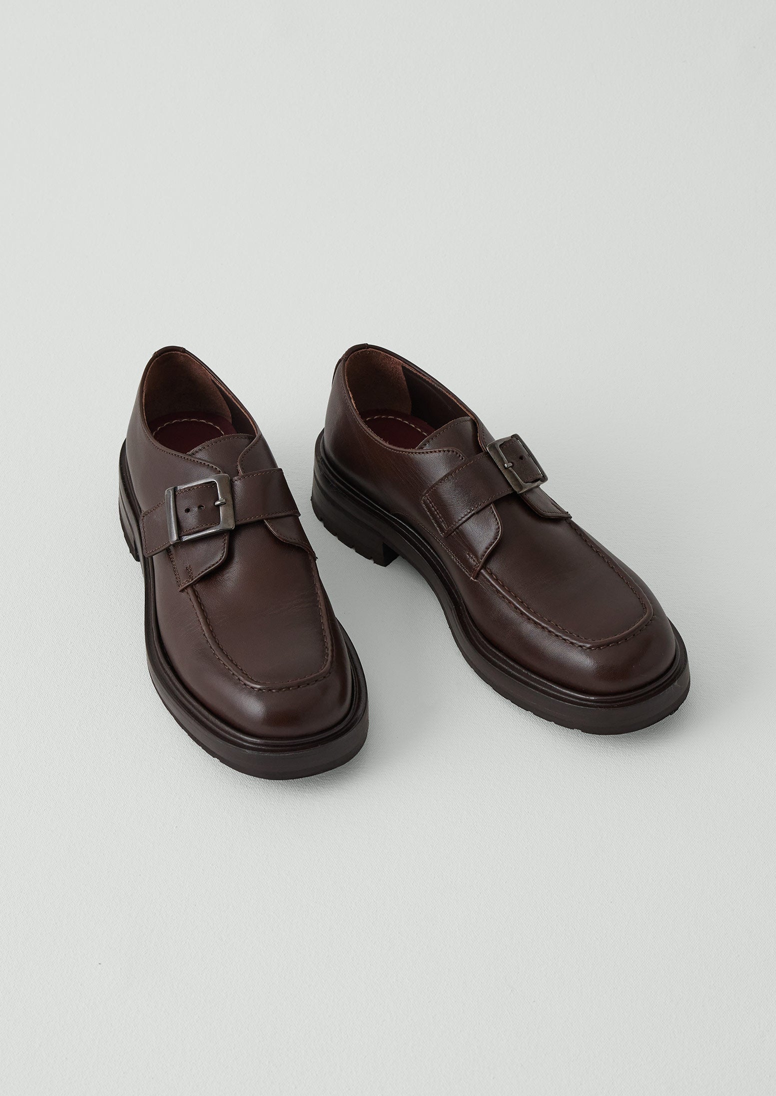 Sturlini Monk Strap Shoes | Dark Brown | TOAST display picture 2