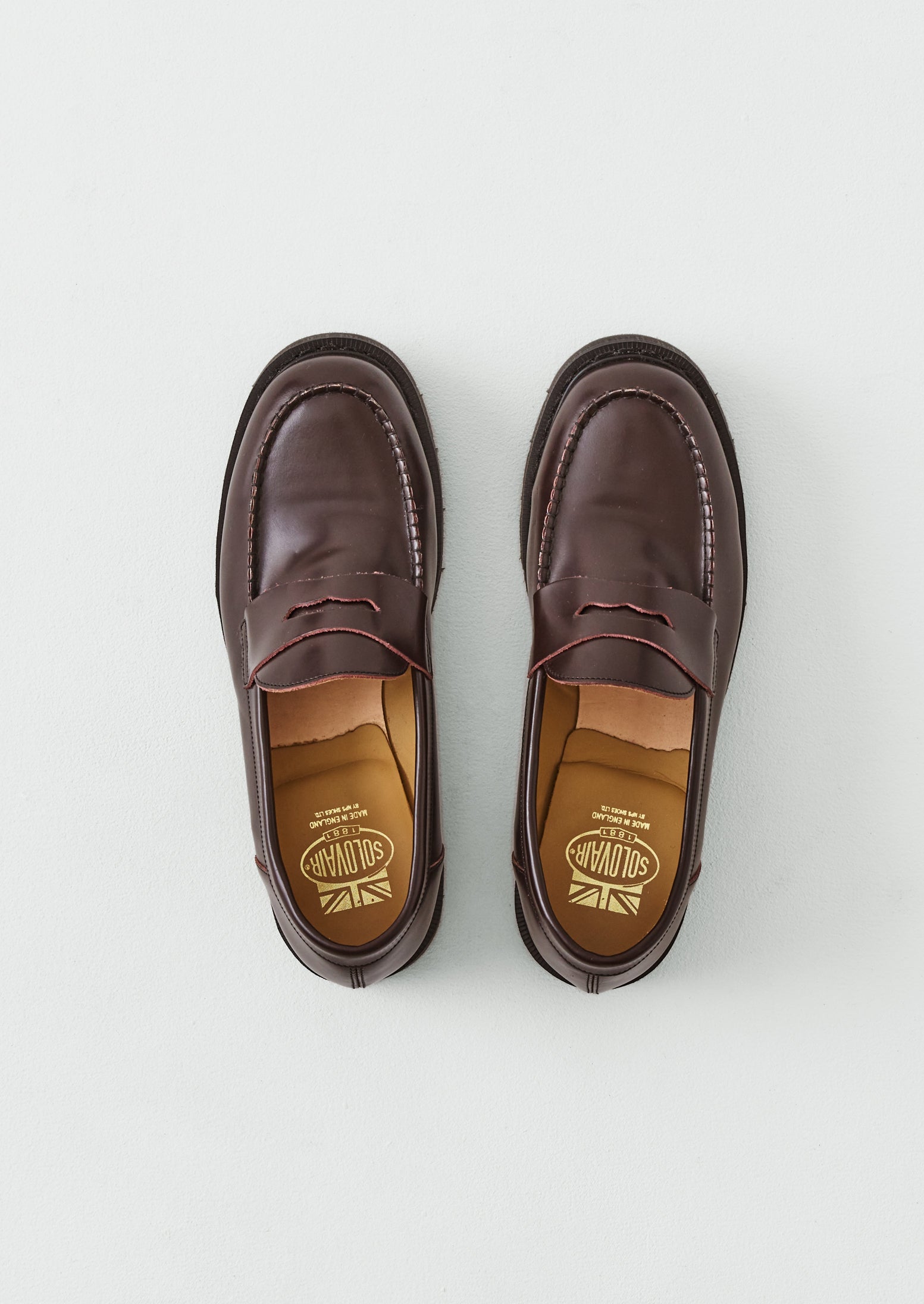 Solovair Leather Loafers | Cordovan | TOAST