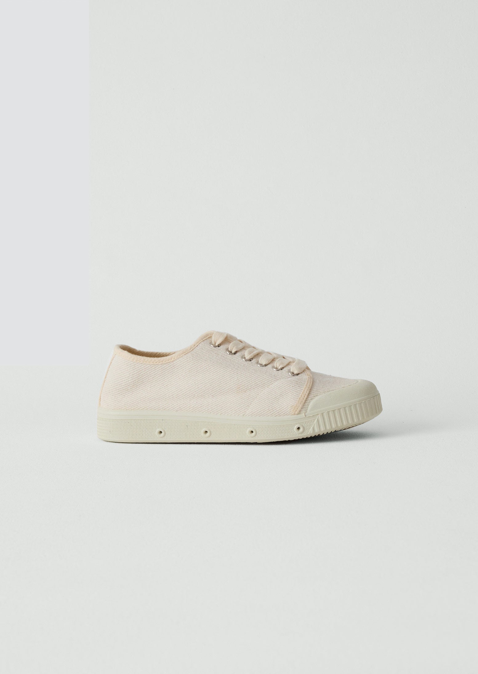 Spring Court Twill Plimsolls | Ecru | TOAST