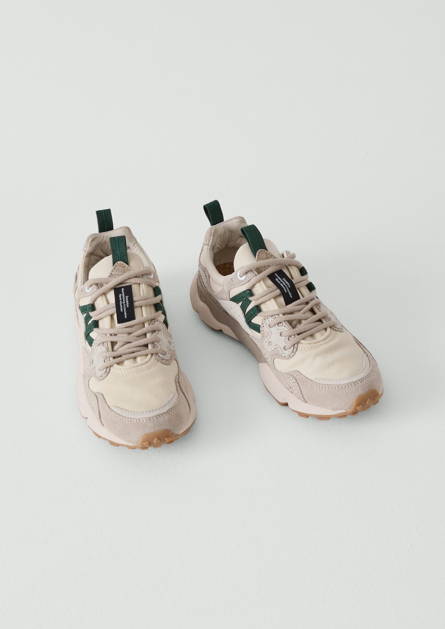 Flower Mountain Yamano Kaiso Sneakers | Green/Chalk Multi | TOAST