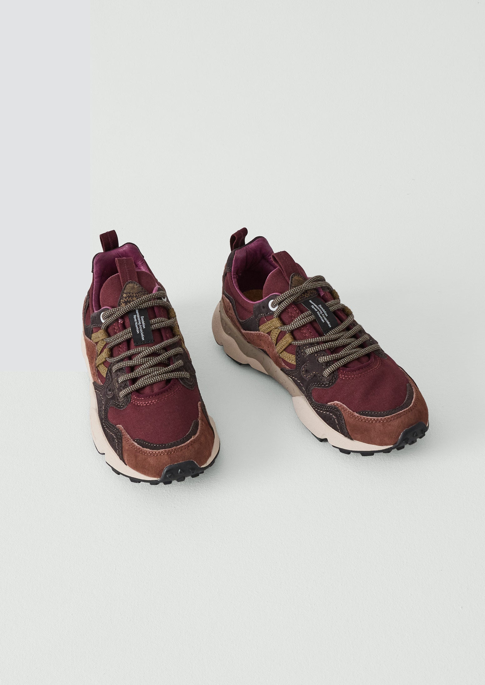 Flower Mountain Yamano Kaiso Sneakers | Beetroot | TOAST