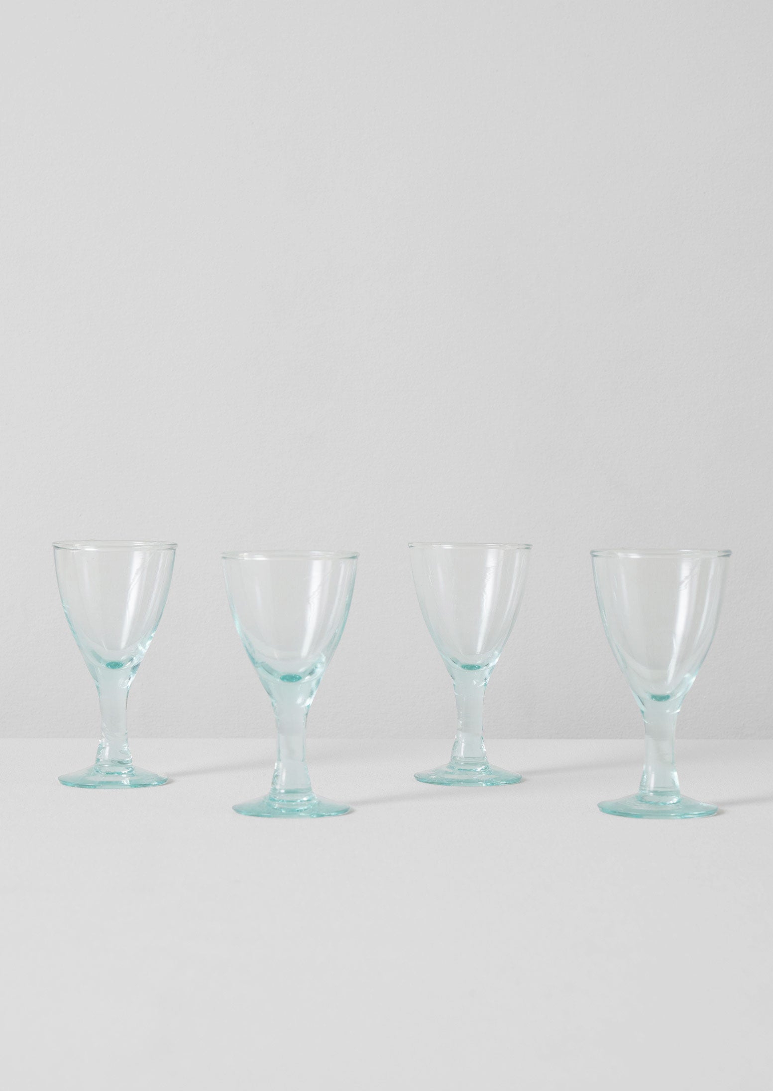 Recycled Bolivian Wine Glasses Set | Clear | TOAST