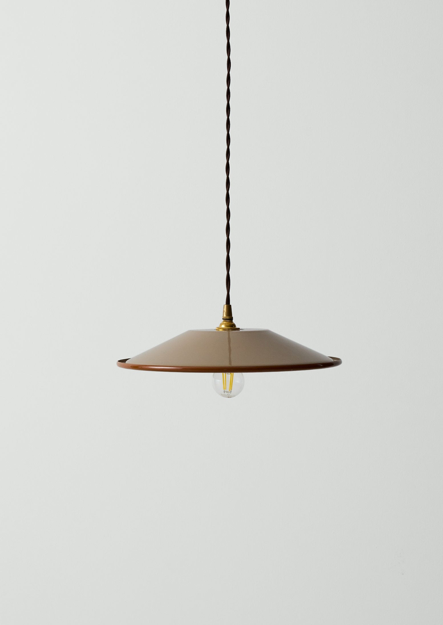 Enamel Pendant Lamp Shade | Mole/Cumin | TOAST Enamel Pendant Lamp Shade | Mole/Cumin | TOAST