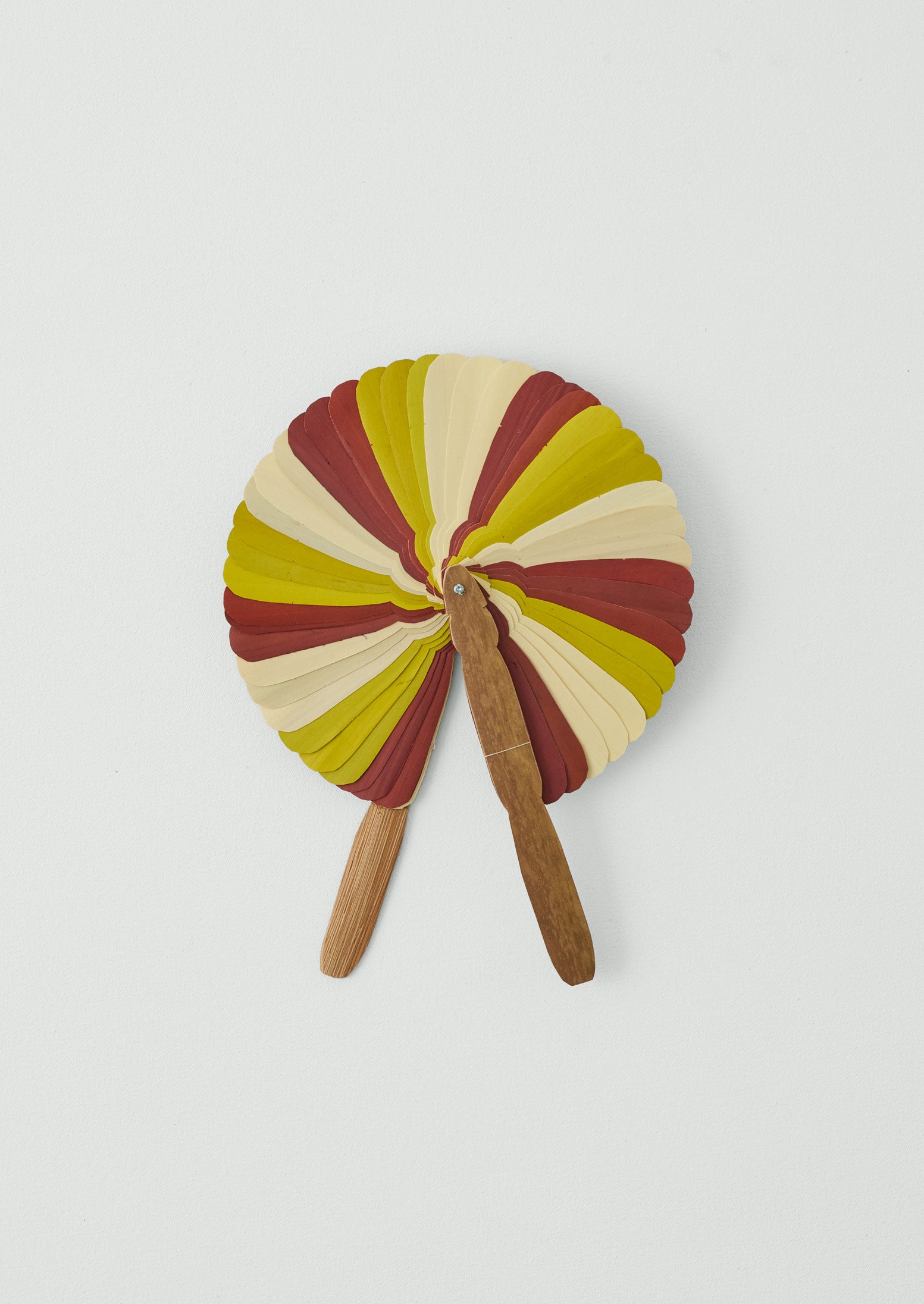 Khmer Fan | Carmine Red/Yellow | TOAST