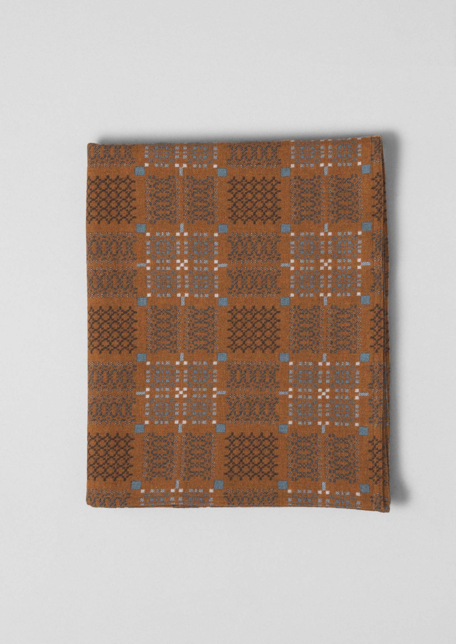 Melin Tregwynt Welsh Blanket | Rust/Topaz | TOAST