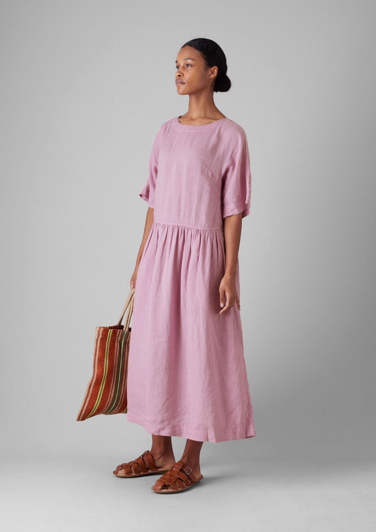 THETOE MONTAUK WAISTbr/GATHER DRESS 【公式通販】