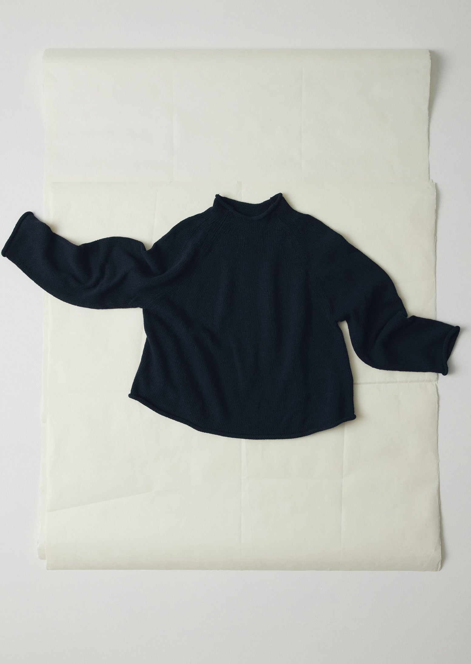 Organic Cotton Linen Easy Sweater | Dark Navy | TOAST Organic Cotton Linen Easy Sweater | Dark Navy | TOAST