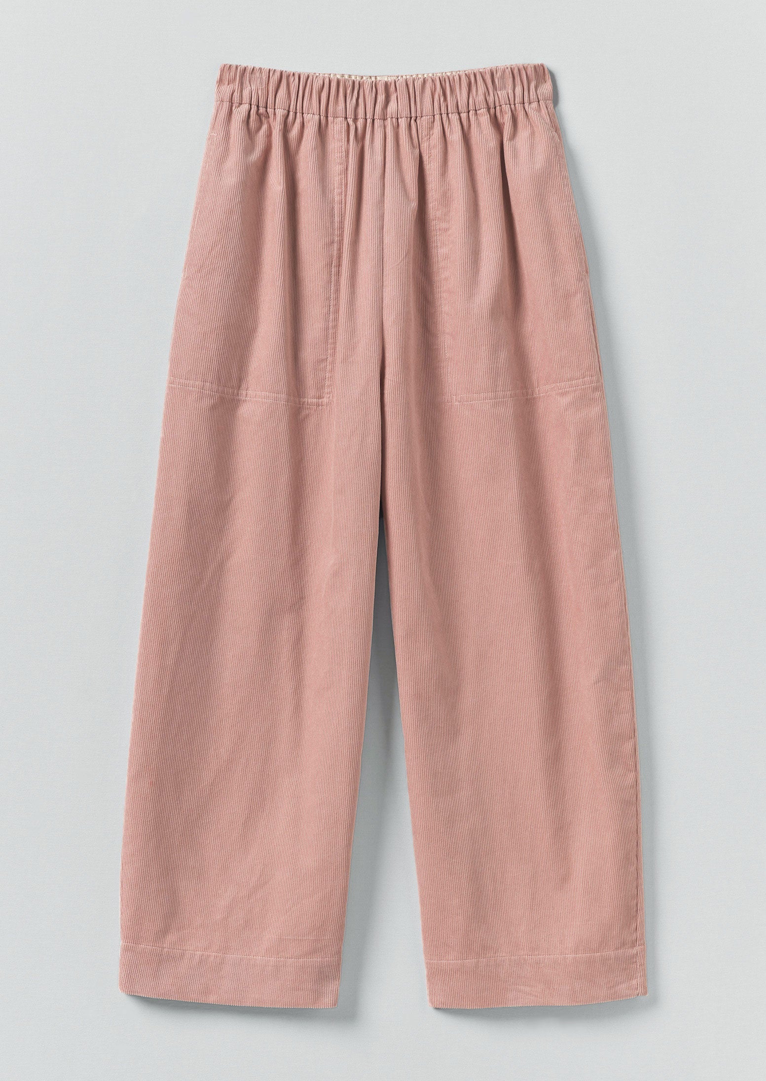 Organic Cord Barrel Leg Pants | Pink Clay | TOAST