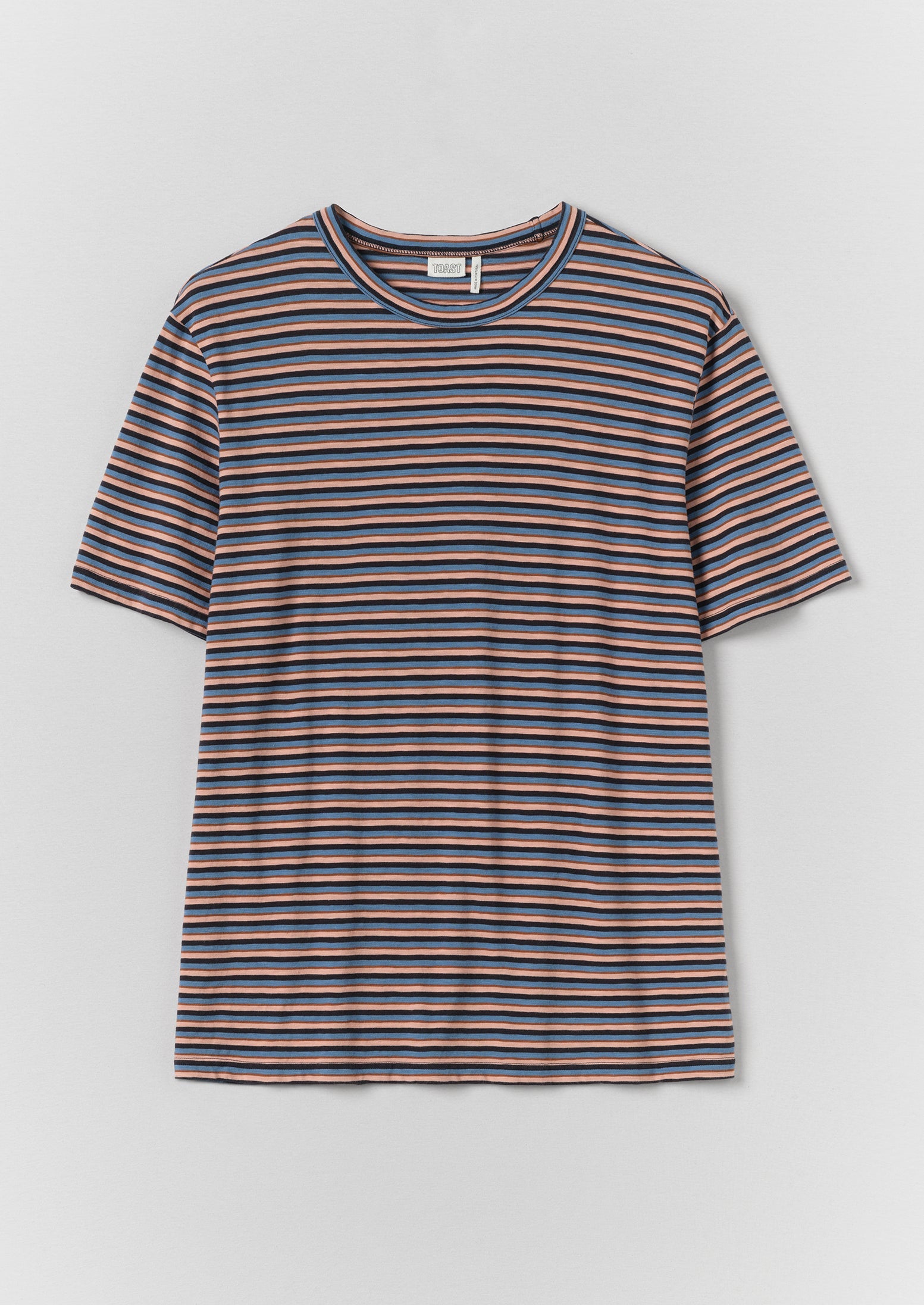 Theo Stripe Cotton Short Sleeve Tee | Multi | TOAST