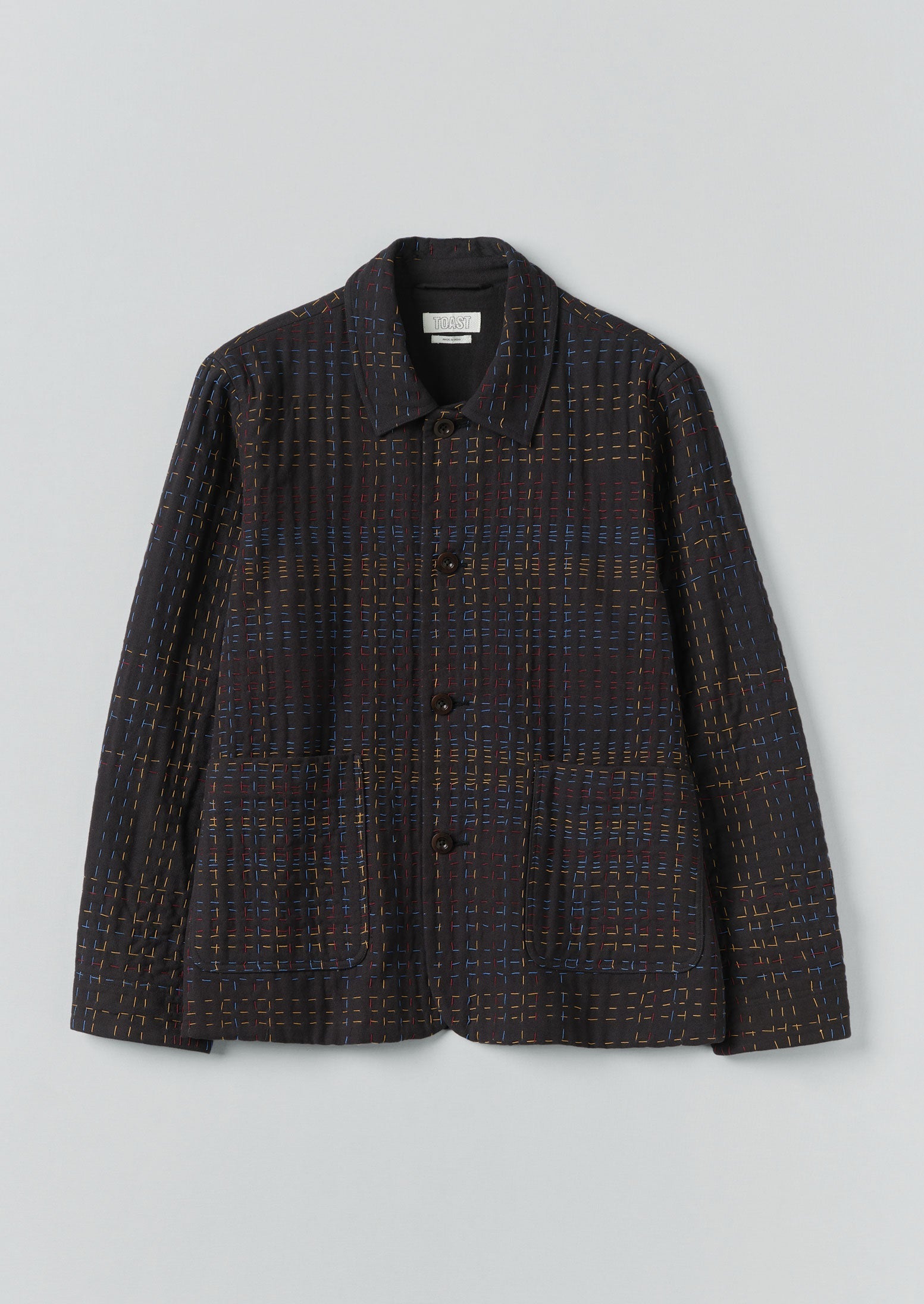 【ALUDE SELECT】black gord tweed jacket ALUDE SELECT】Black Gord Tweed Jacket