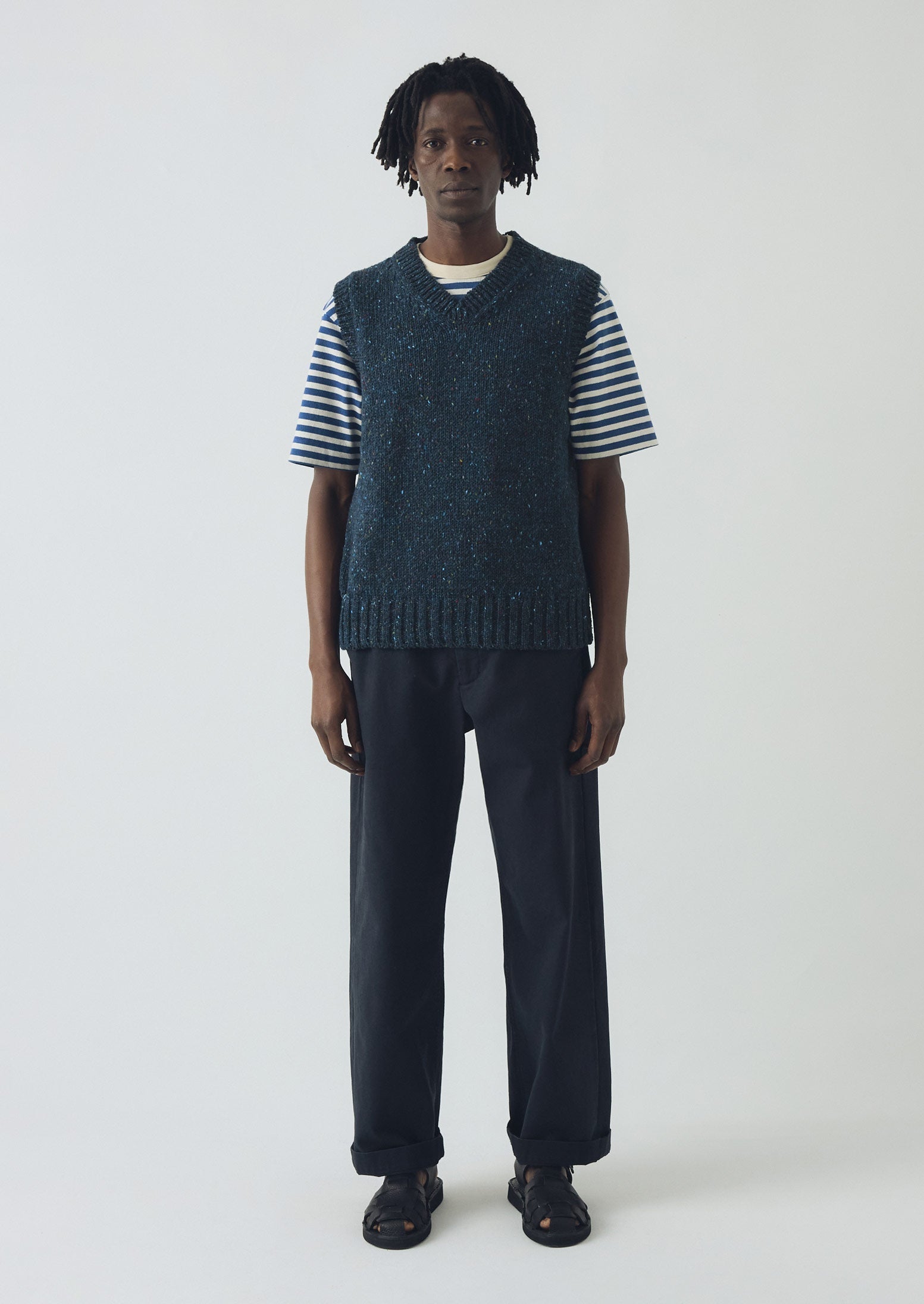 Donegal Wool Knitted Tank | Hawthorn