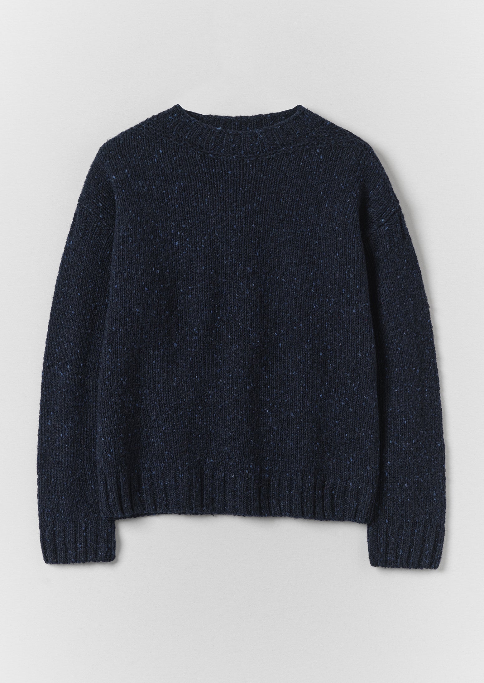 Finn Donegal Wool Sweater | Navy | TOAST