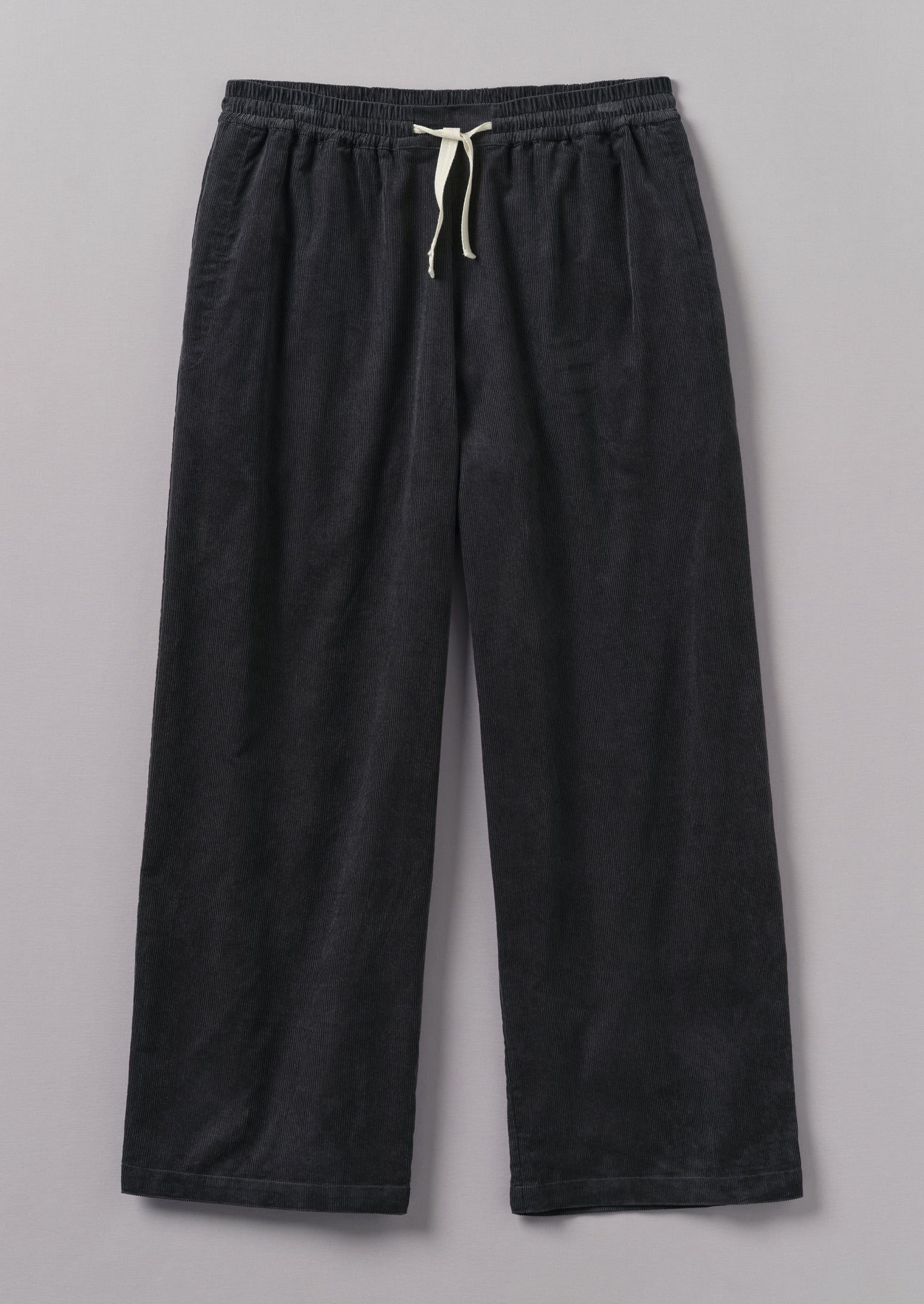 エディットクロージング　CORDUROY VINTAGE SLACKS ブラック 2025 Winter 最新作】Corduroy vintage slacks（コーデュロイ