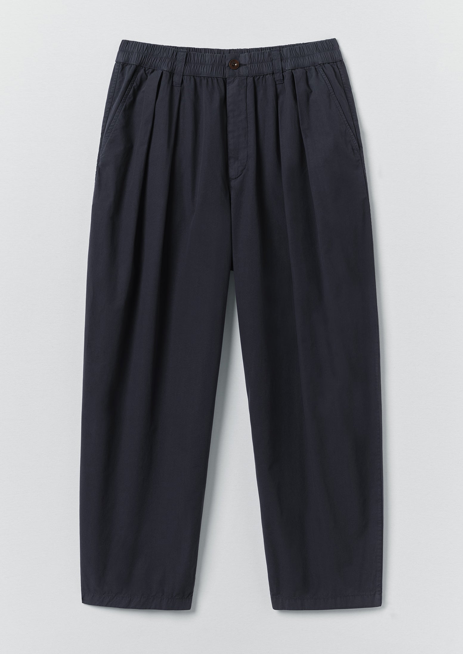 Casper Cotton Poplin Pants | Navy | TOAST