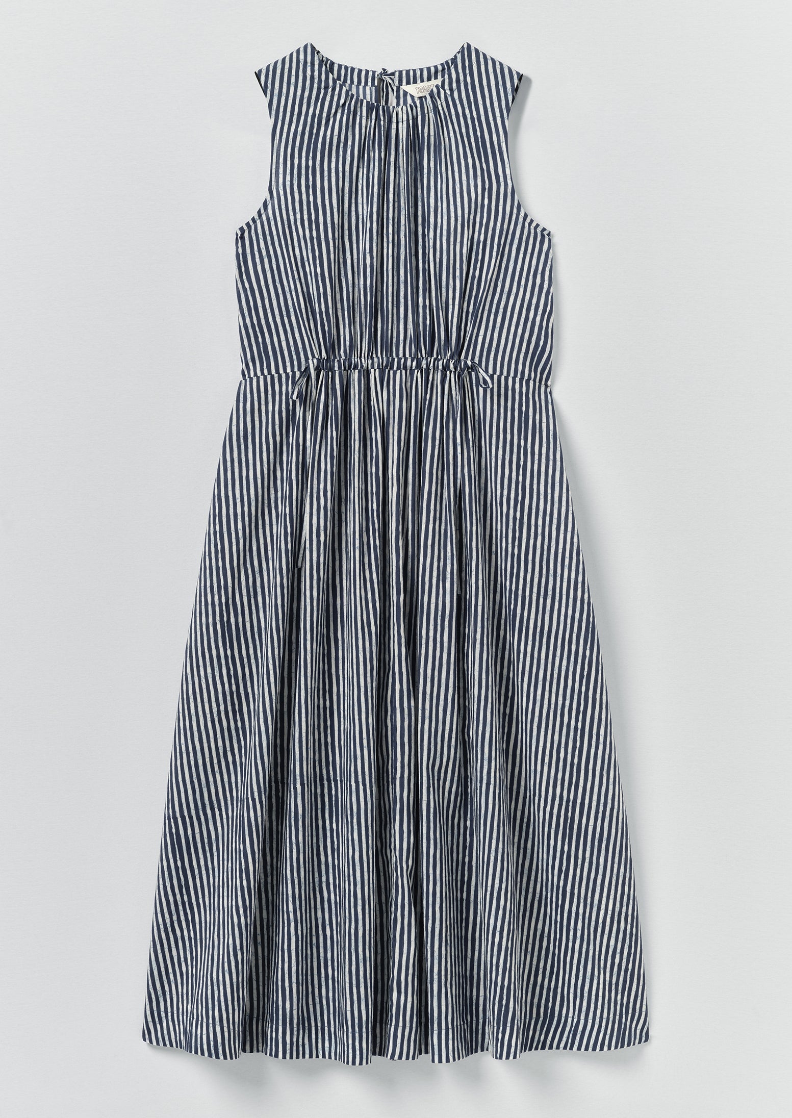 Martha Natural Dye Stripe Cotton Dress