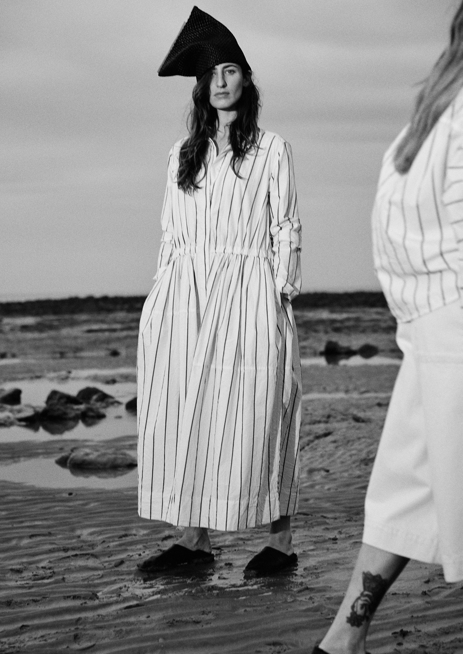 cotton white shirt dress Garland Stripe OCT-25 Ivory Lace Corset Dress COS Classic Cotton Mini Size:36 (US 6)