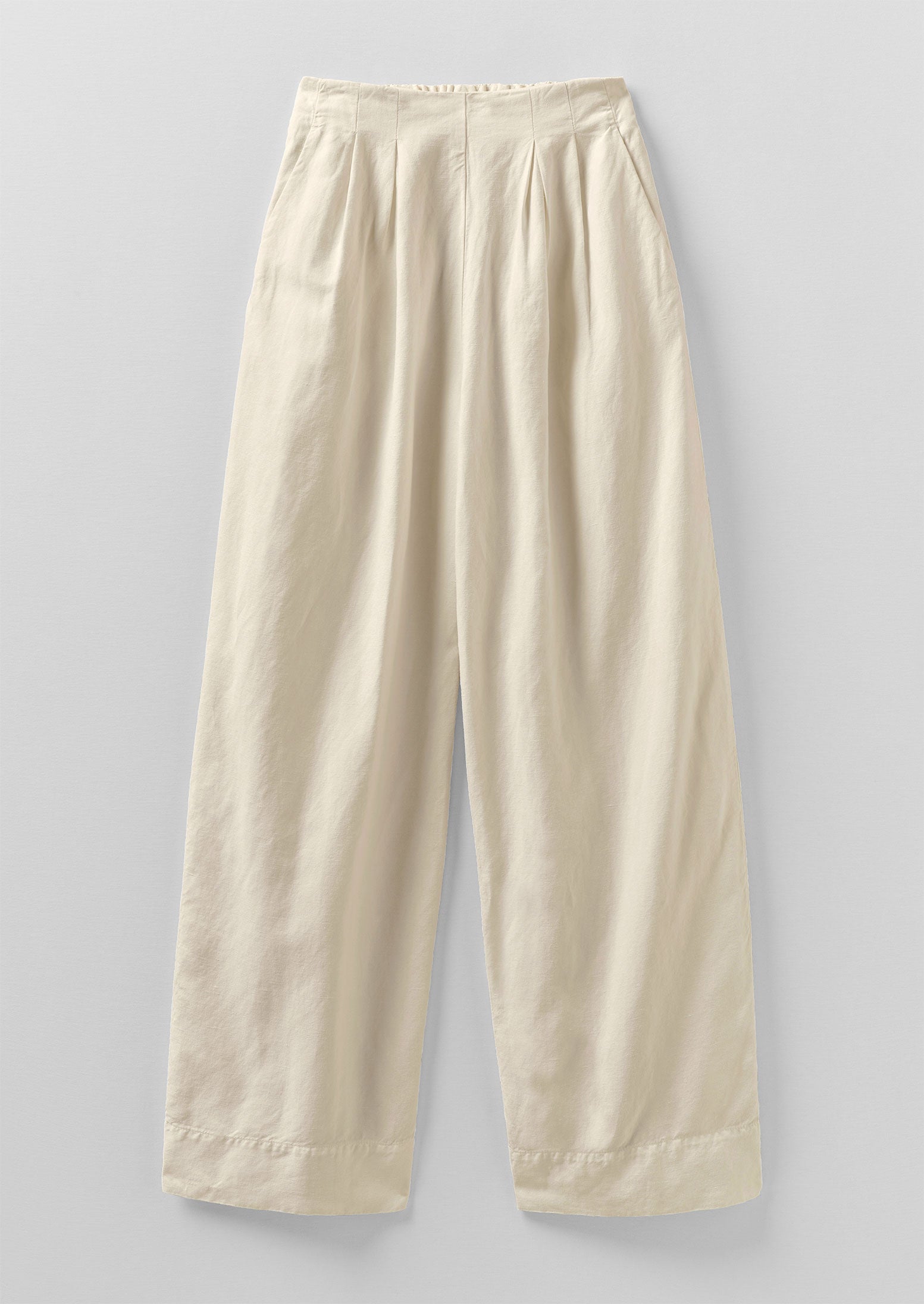 Corinne Cotton Linen Wide Leg Pants | Parchment | TOAST