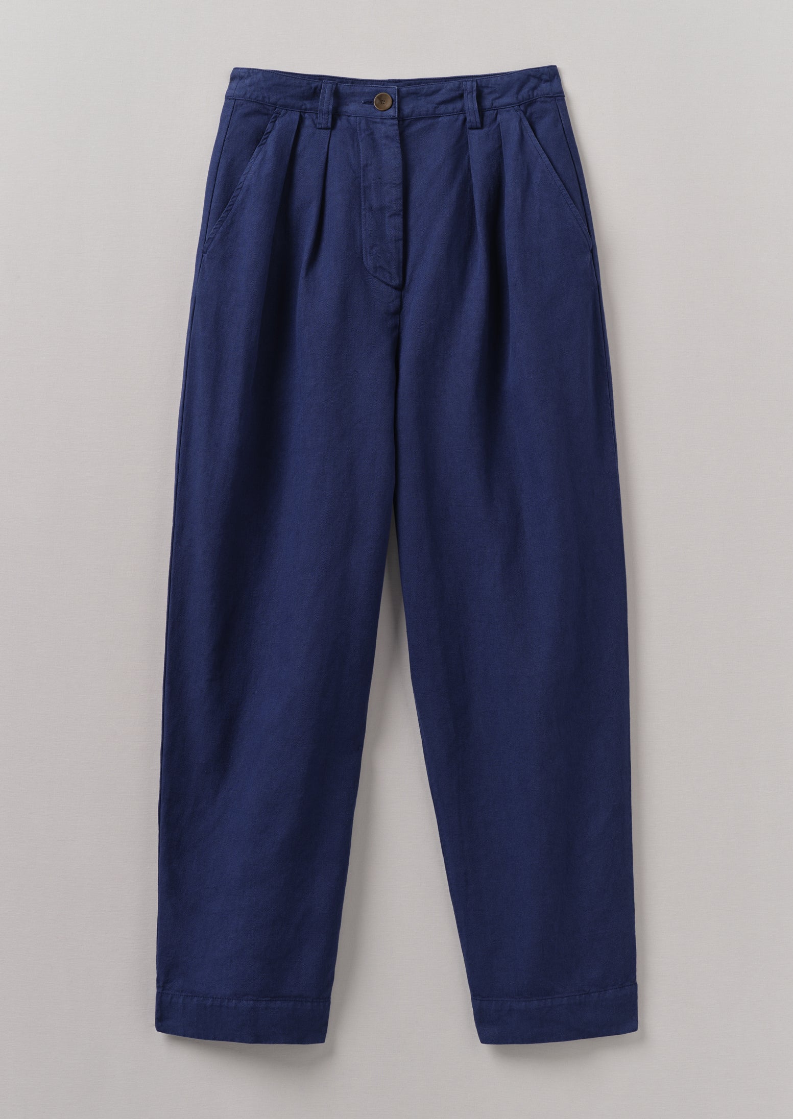オルゲイユ Trousers Cotton Herringbone size32 Cotton Linen Herringbone Pants | Maize Blue | TOAST