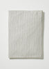 Organic Cotton Pajama Stripe Fitted Sheet | Navy/Ecru