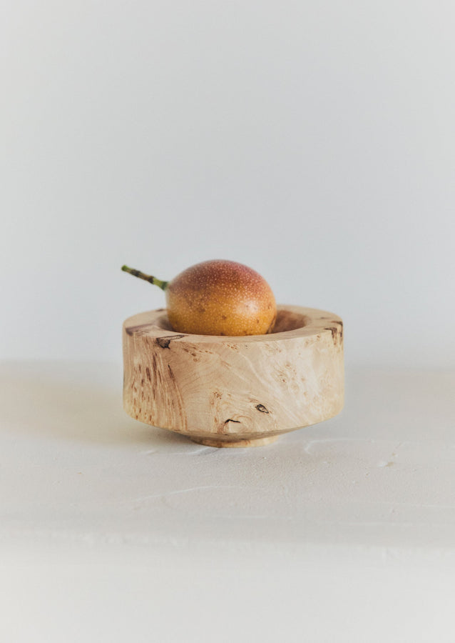 Elise McLauchlan Maple Burl Bowl | Natural