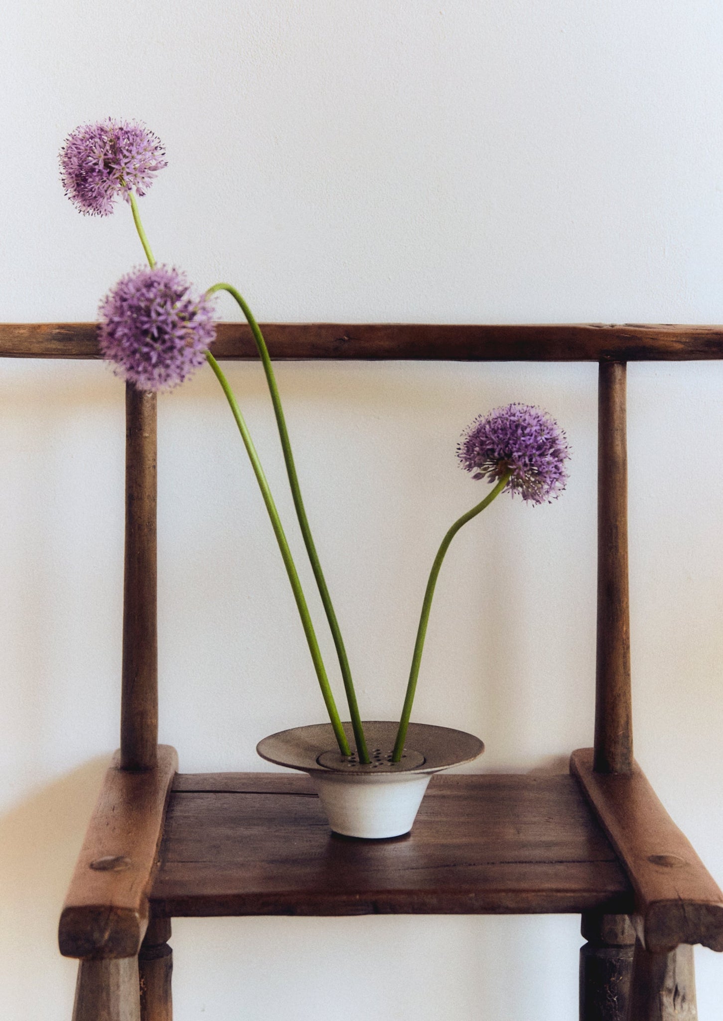 Laerke Moller Hansen Ikebana Vase | Speckled Grey