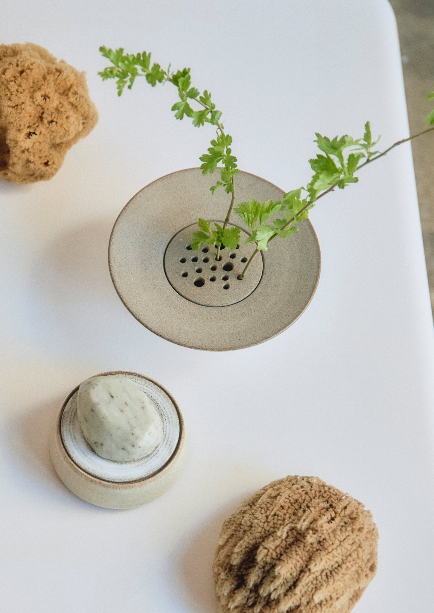 Laerke Moller Hansen Ikebana Vase | Speckled Grey