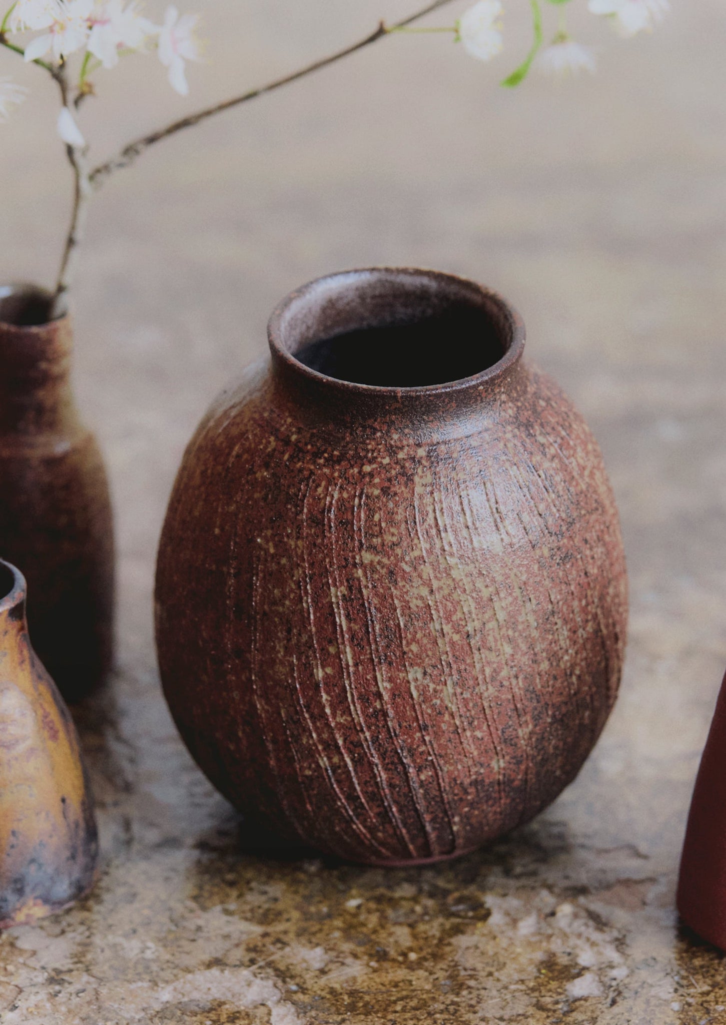 Laerke Moller Hansen Bud Vase | Brown/Olive