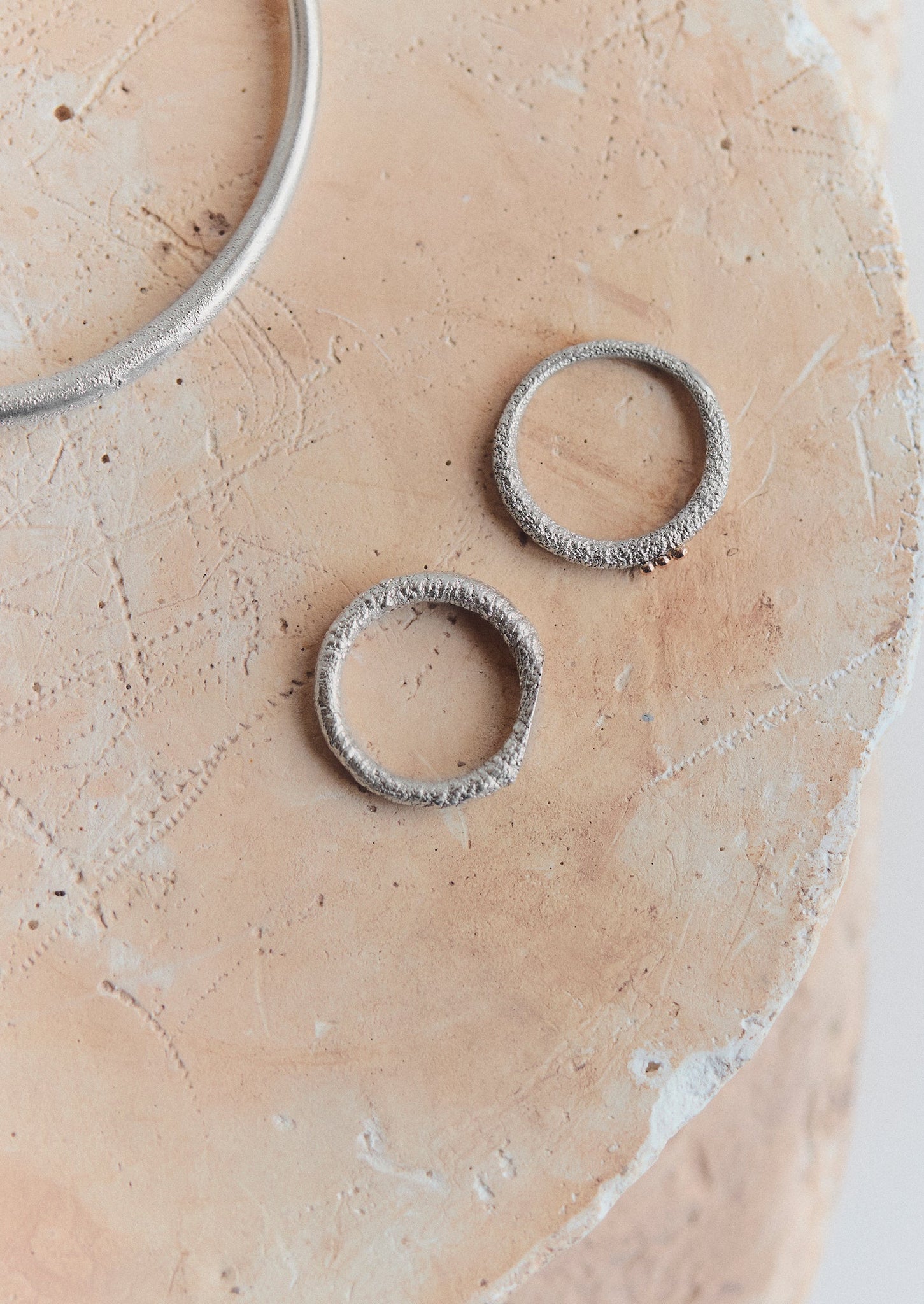 Lindey Tydeman Hewn Ring | Silver/Copper