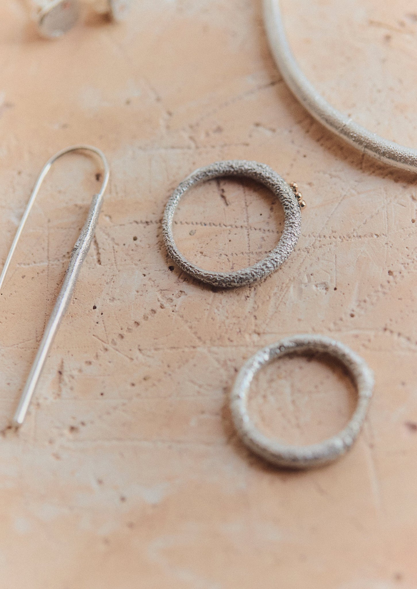 Lindey Tydeman Hewn Ring | Silver/Copper