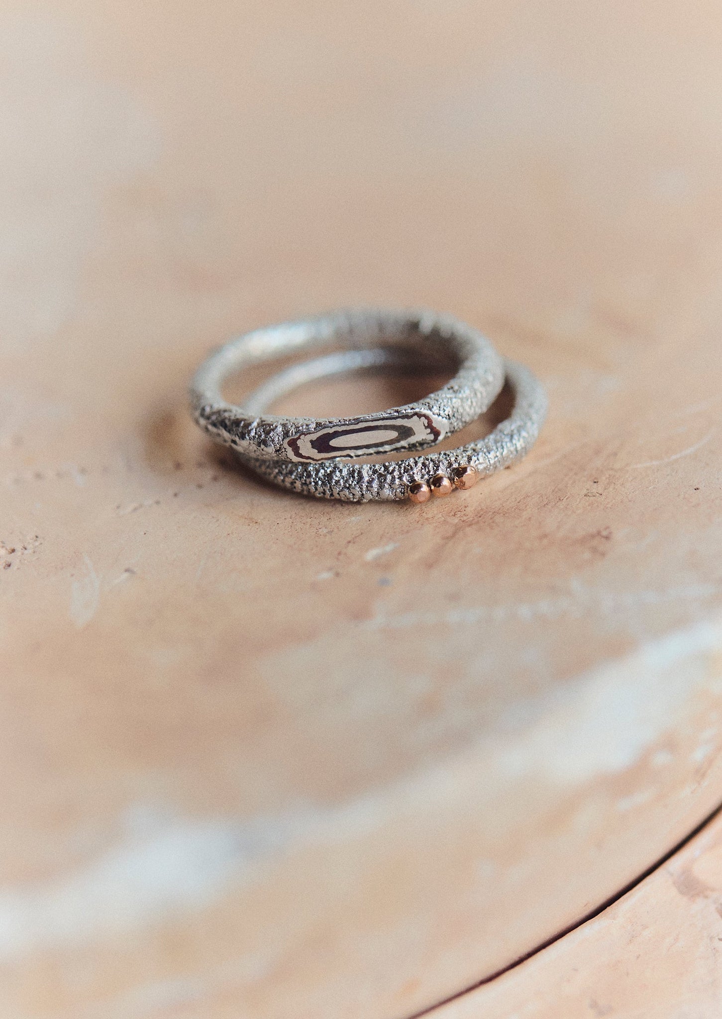 Lindey Tydeman Grain Ring | Silver/Gold