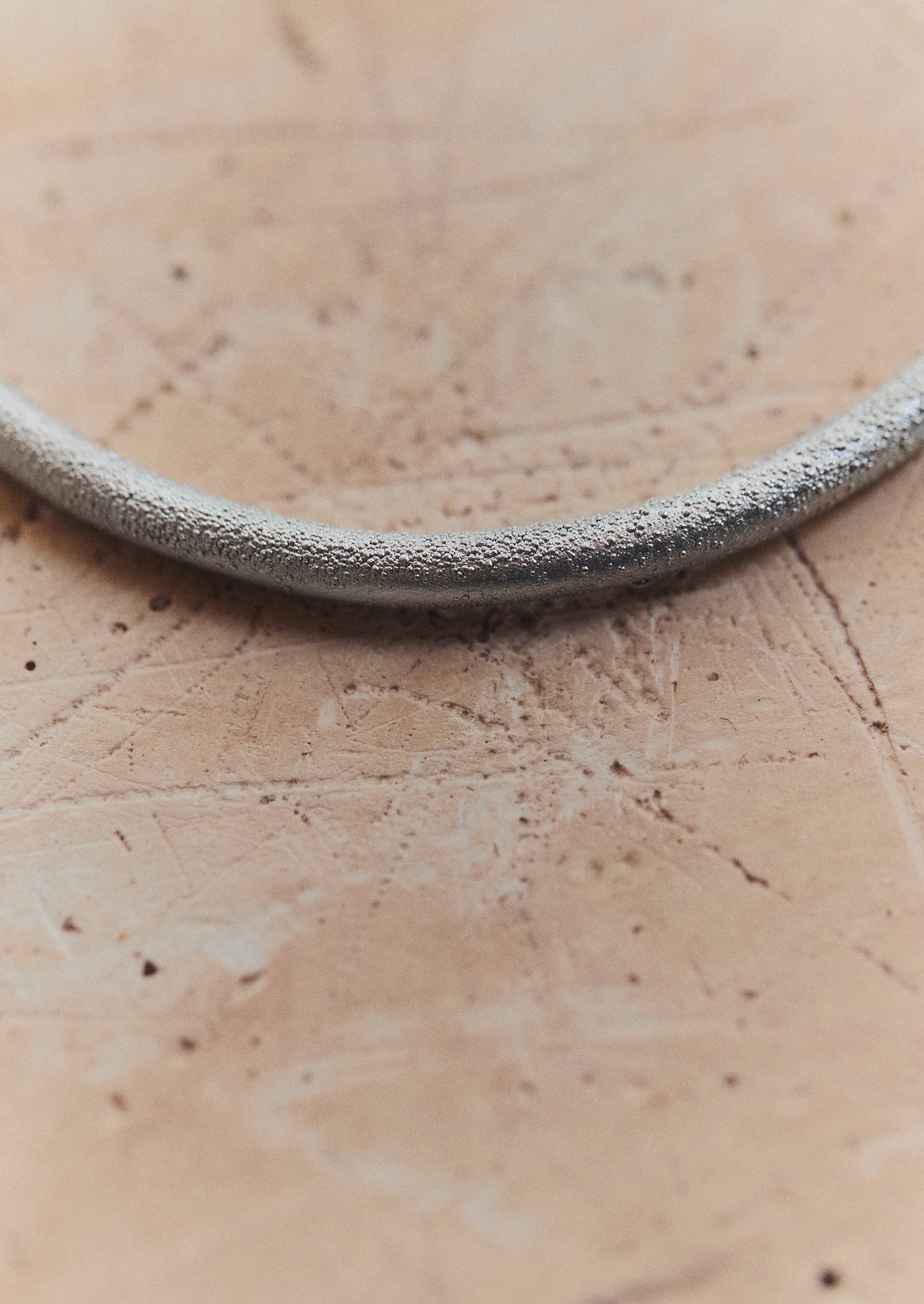 Lindey Tydeman Textured Bangle | Silver