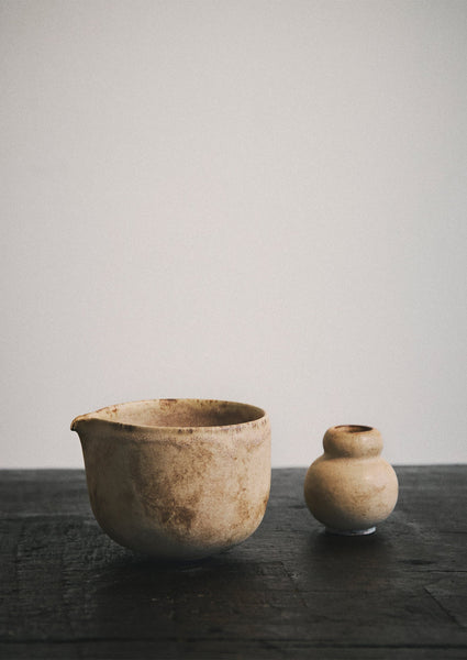 Linnan Ye Hand Thrown Matcha Set | Soft Terracotta | TOAST