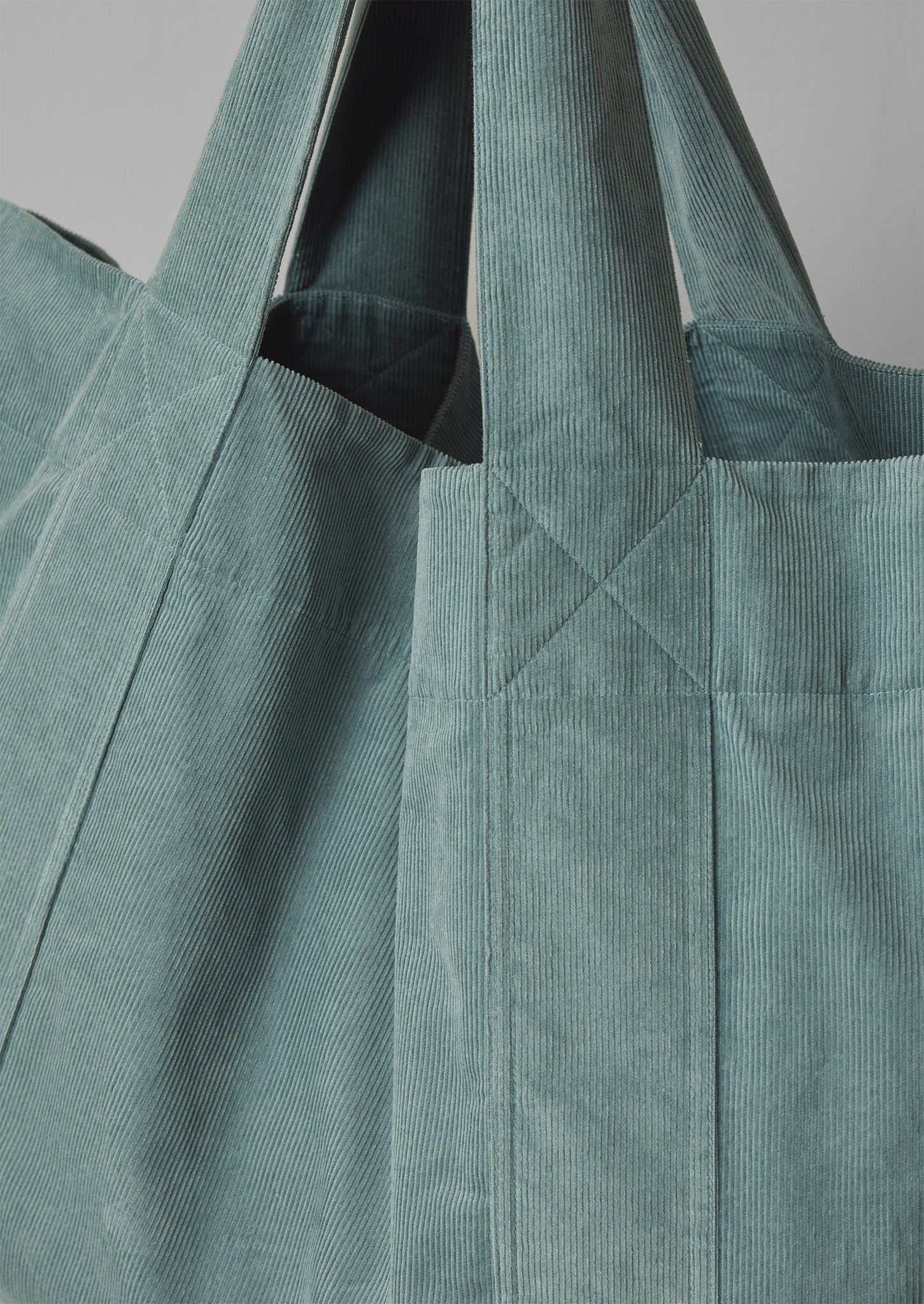 Organic Cord Lounge  Bag | Dusty Blue