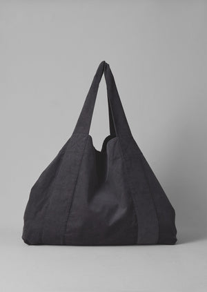 Organic Cord Lounge  Bag | Charcoal