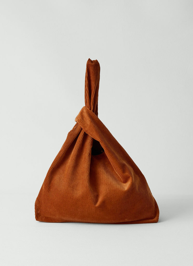 Cotton Cord Knot Bag | Burnt Sienna