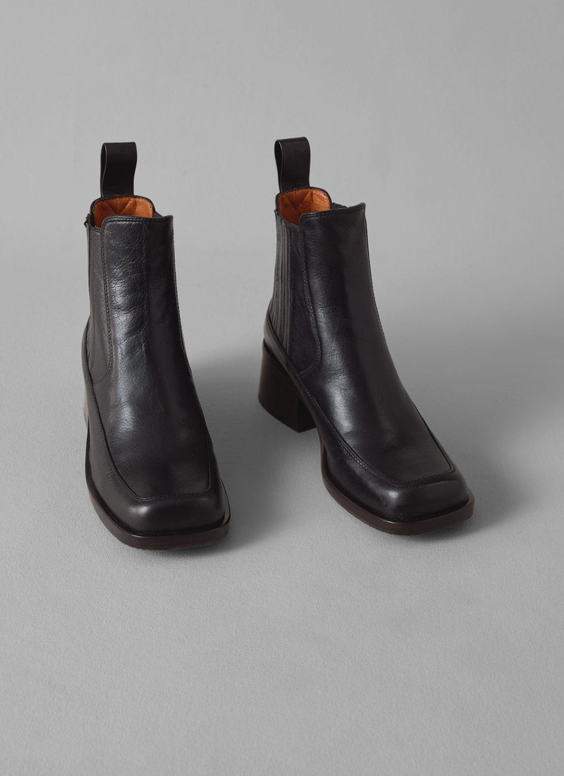 Chie Mihara Lotte Leather Boots | Black