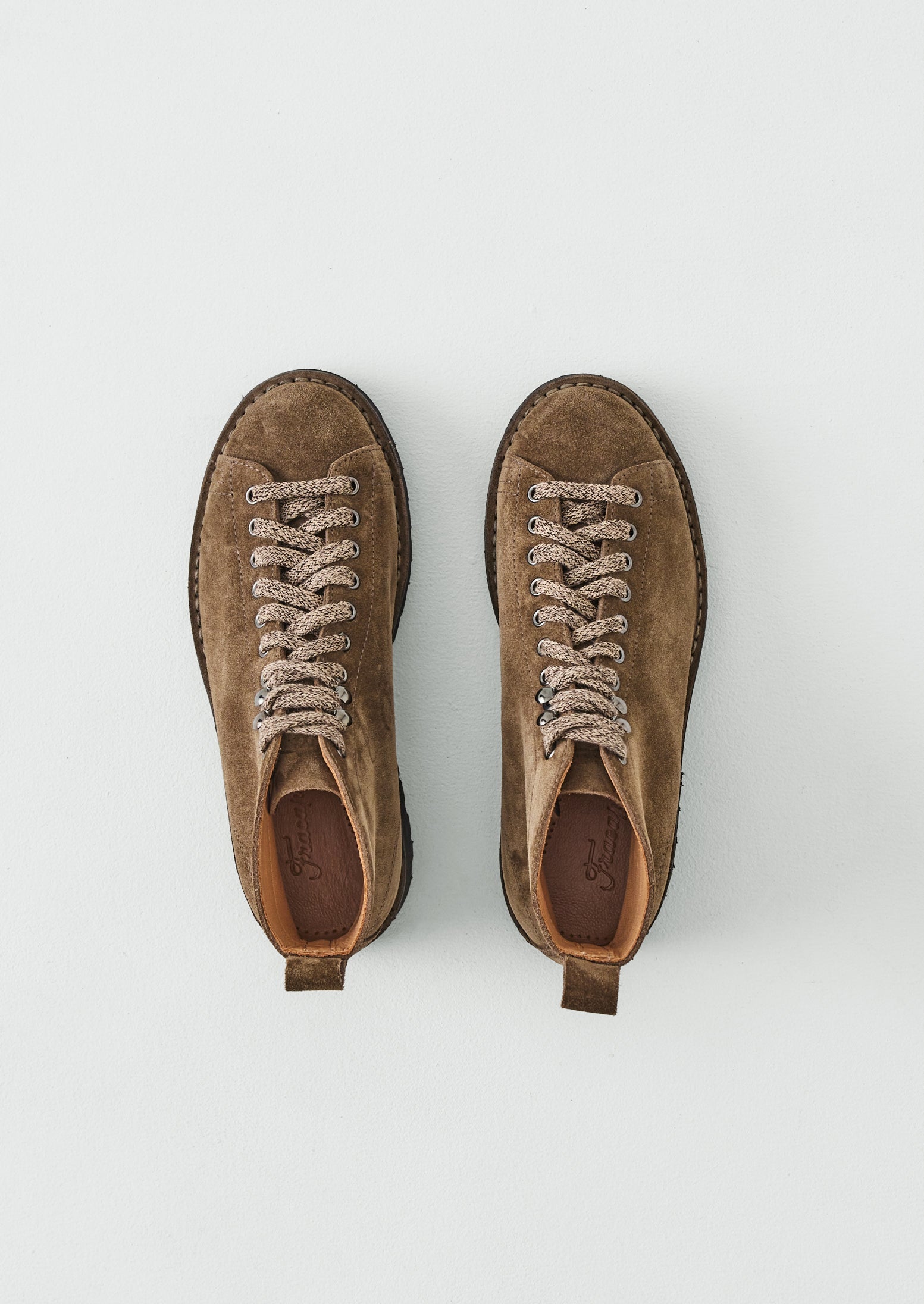 Fracap Suede Monkey Boots | Taupe | TOAST