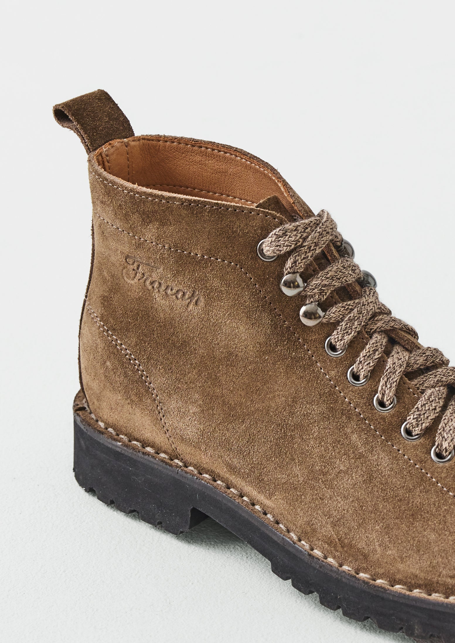 Fracap Suede Monkey Boots | Taupe | TOAST