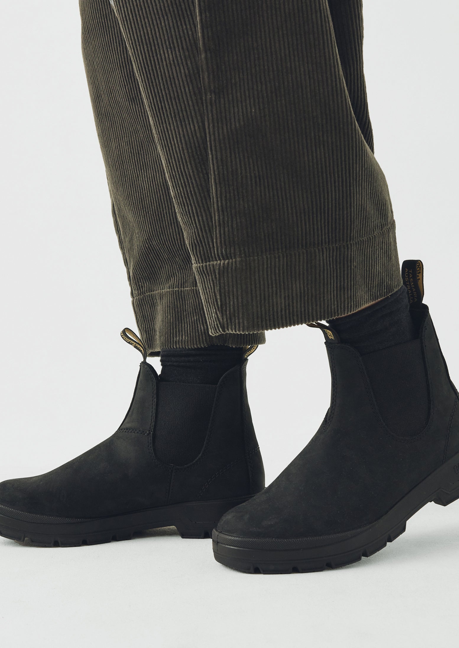 Blundstone Terrain Nubuck Chelsea Boots | Black | TOAST