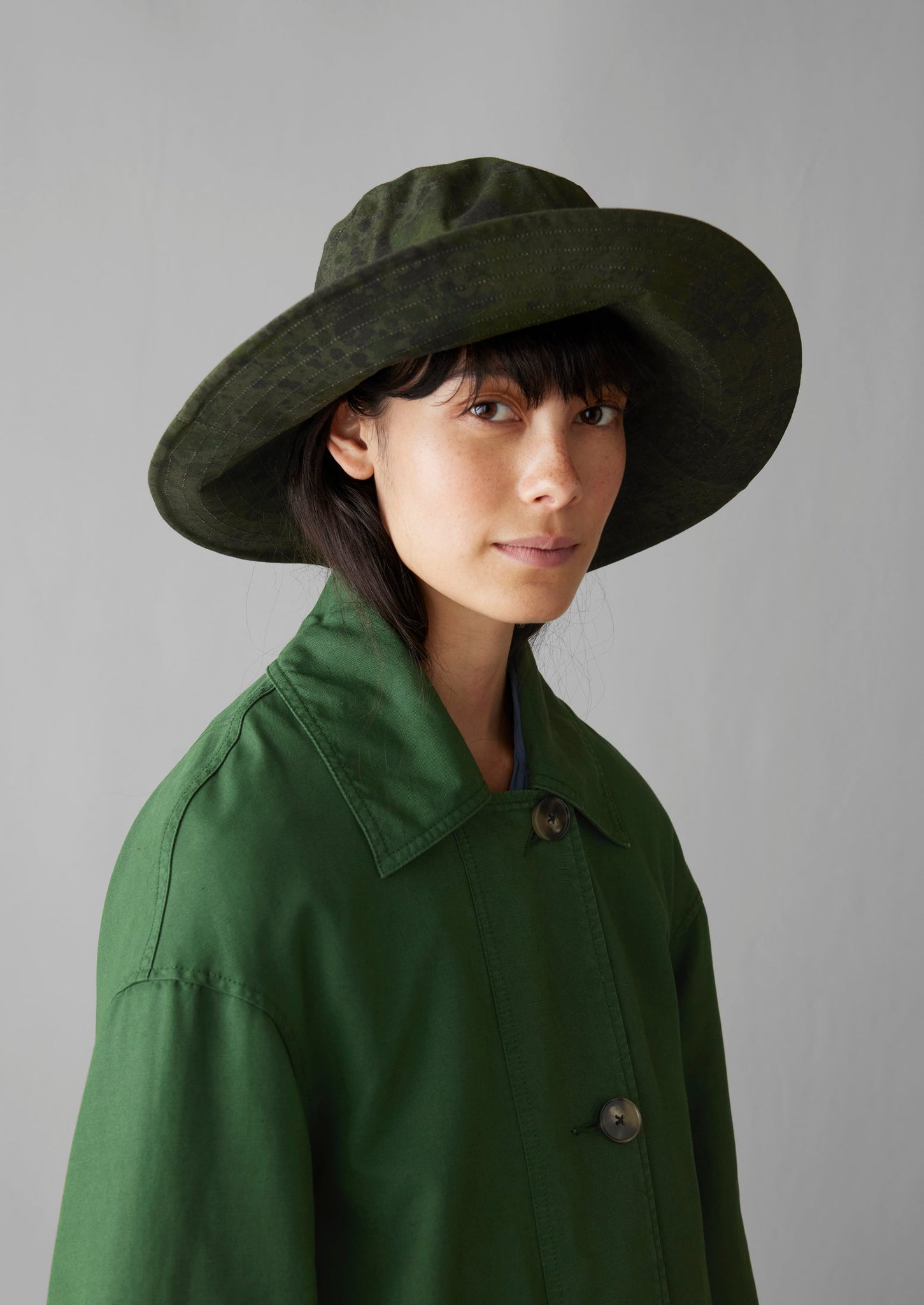 Muehlbauer Waxed Cotton Hat | Forest | TOAST