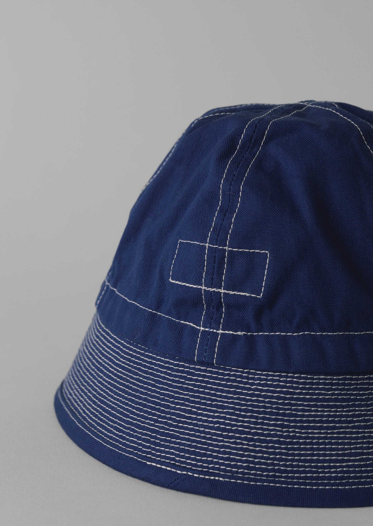 Cableami Canvas Dixie Hat | Blue/Ecru